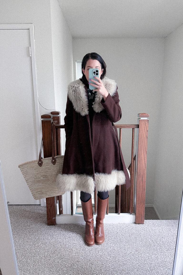 Faux Fur Trim & Boots