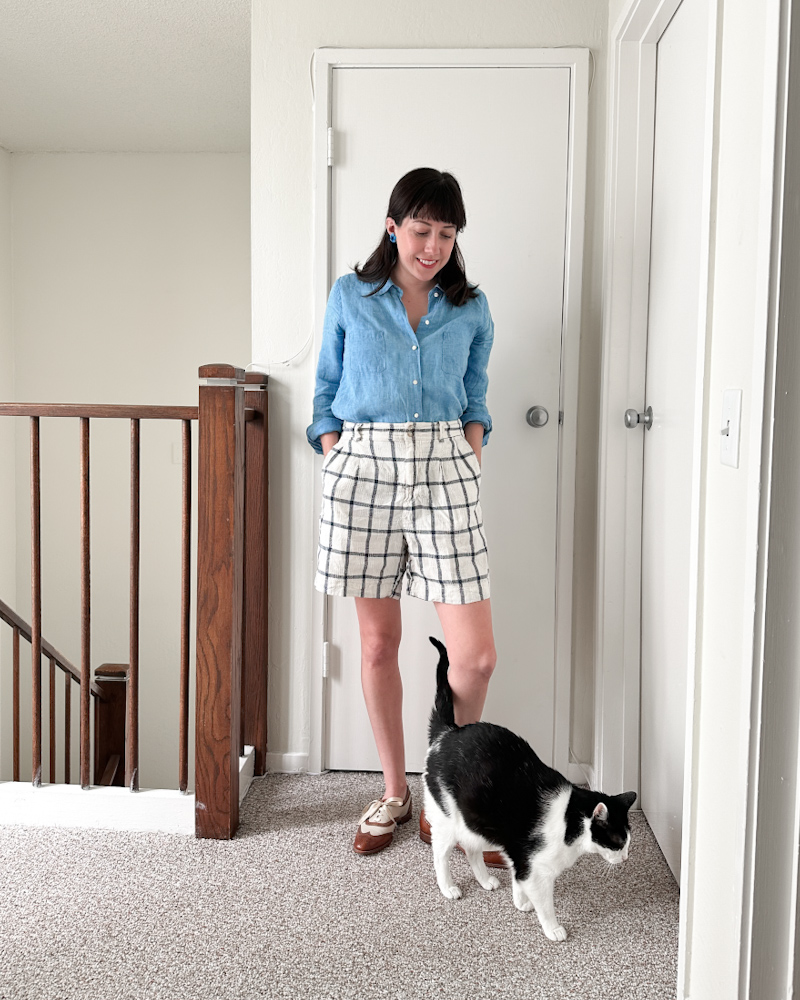 Linen Oxfords for Everyday Outfits